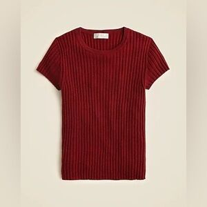 Supersoft top J.Crew red